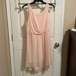 Candie’s, light pink, asymmetrical dress, size L